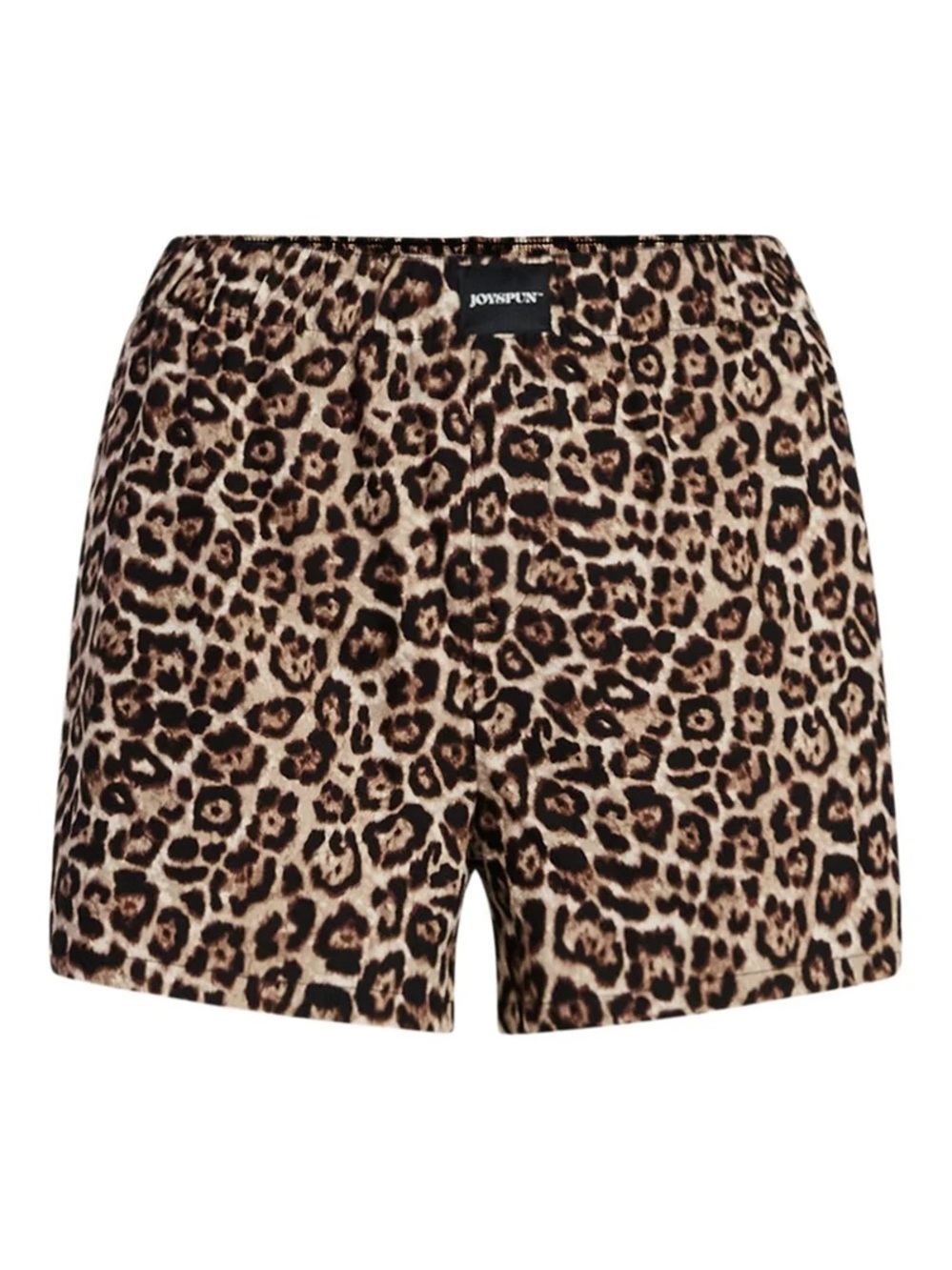JoySpun Leopard Print Women's Bermuda Shorts - Brown
